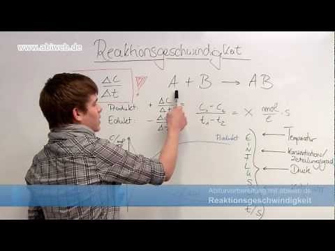 Reaktionsgeschwindigkeit - Abitur Chemie