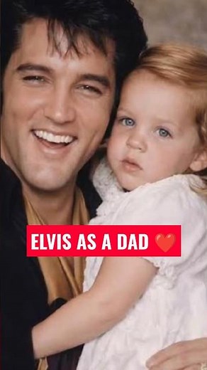 Elvis Presley & Little Lisa Marie ❤️ The Rare Father-Daughter Moments Fans Never Forget #shorts