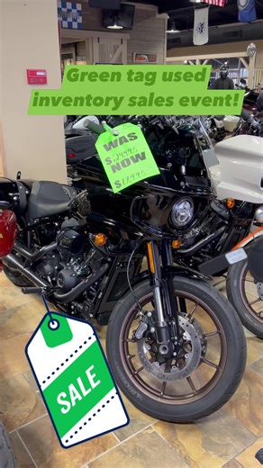 Green tag sales event! 💚🍀 happening all month long until they’re gone! | Man O'War Harley-Davidson of Lexington