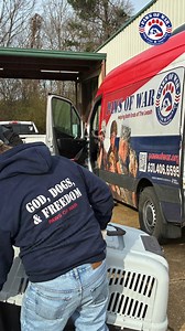Another chapter begins as we pack one of our Sprinter vans with pups from the Mississippi 200 rescue. This transport is led by Angelique Williams, a U.S. Navy Veteran, Paws of War Service Dog Recipient, and Program Support Specialist. Angelique traveled down to Mississippi to help bring these dogs one step closer to the lives they deserve. We are beyond excited to start these pups on their journey forward. Some will be transported back to Paws of War, others will continue on to trusted rescue pa