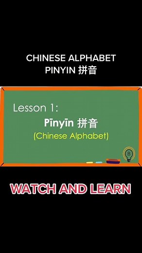 Chinese Mandarin Pinyin: Learn the Alphabet