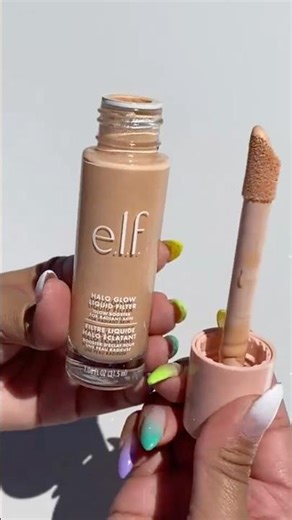 e.l.f Halo Glow Review | Charlotte Tilbury Dupe? | Glass Skin on Budget #shorts #makeup #cosmetics