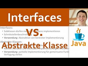 💻 JAVA | Interfaces 05 - Interfaces vs. Abstrakte Klassen (Zusammenfassung)