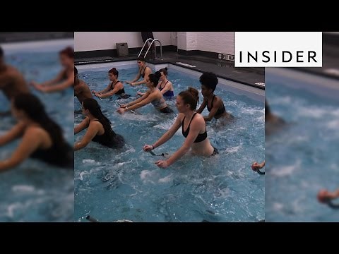 Underwater spin class