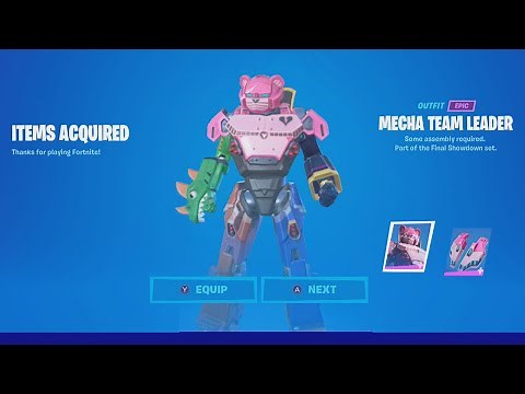 How To Get Mecha Team Leader Skin For FREE GLITCH In FORTNITE! Chapter 2 Fortnite Free Mecha Skin