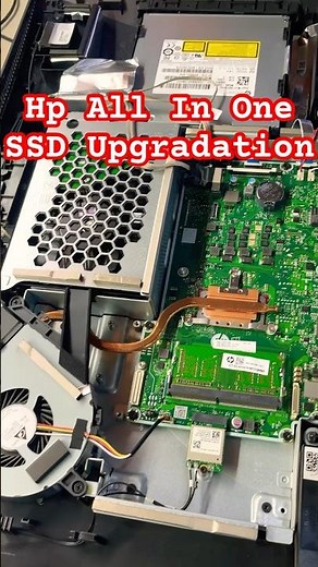 How to Upgrade SSD in HP All-in-One PC | Step-by-Step Guide #shorts