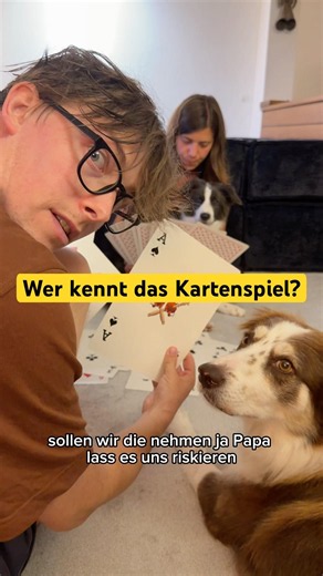 Hazels favorite #kartenspiel #spieleabend #hundeleben #bordercollie # #hund #dogshorts #cutedog