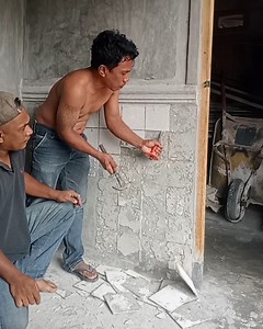 How to remove cement board wall or wall tiles | Andris Brick Art