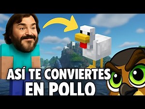 ¡ME CONVERTÍ EN POLLO en Minecraft y PASÓ ESTO! 🐔😱 | Morph Mod