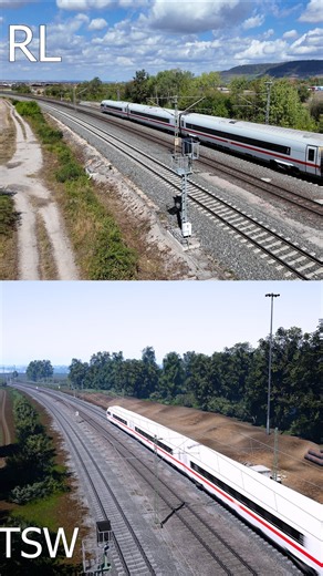 ICE 4 im wunderschönen Tal in Franken / TSW vs Realität