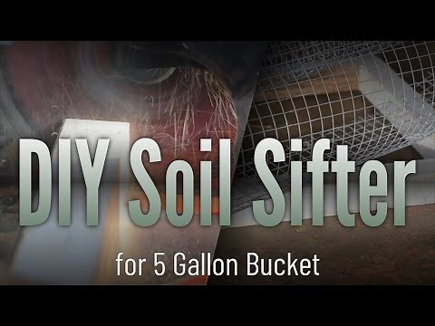 DIY Soil Sifter for 5 gallon bucket