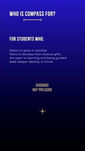Who is Compass For? | Compass Worship Academy | Lancaster PA
