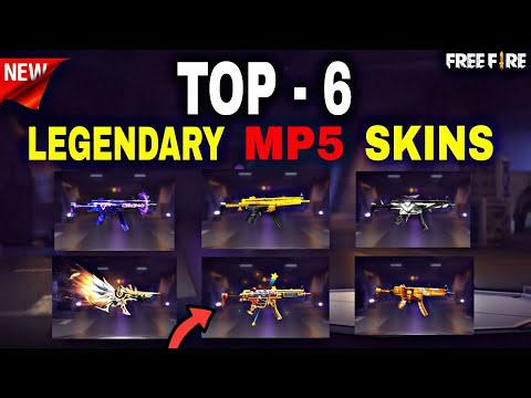 Top 6 MOST POWERFUL MP5 Skins in Free Fire 🔥 (Damage + Fire Rate Boost!) Top 6 MP5 Legendary Skins 💥