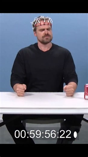 Alex Mercer on Instagram: "David Harbour trying to recreate Eleven’s can-crushing moment in the Stranger Things blooper reel is peak behind-the-scenes comedy. He lines up like he’s about to unleash psychic power… stares at the can… gives it the full Hopper intensity… and then immediately gives up and crushes it with his hand instead. It’s one of those moments that reminds you how much fun the cast actually has filming the show. Even the toughest guy in Hawkins knows he can’t compete with Eleven’