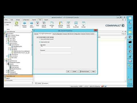 How to backup SQL in CommVault #getajobinit #getajobintech