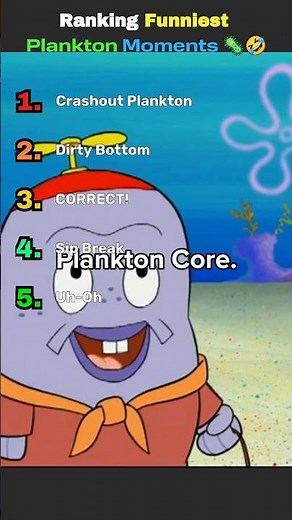 Ranking Funniest Plankton Moments 🦠🤣