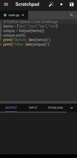 Speed Code: Remove List Duplicates FAST! 🐍 #python #coding