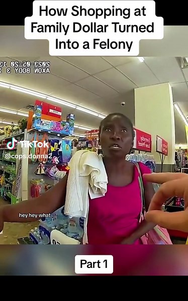 Family Dollar Felony: Police Chase After Shoplifting Incident