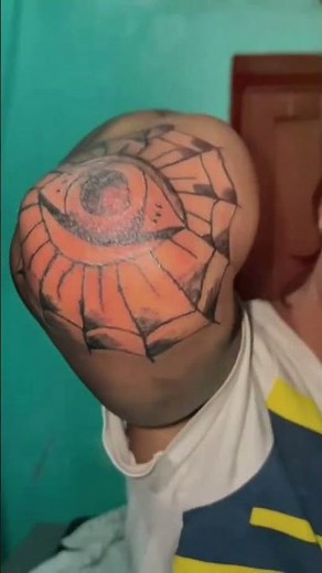 Spider Web & Eye 👁️ Tattoo Work #007dlayTattos #tattoo #tattooartist #spiderweb #eyes #tattooideas