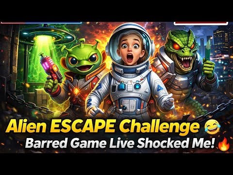 Alien ESCAPE Challenge 😂 Barred Game Live Shocked Me! 👽🔥 | RH Gaming #shortsfeed #live #barredgame