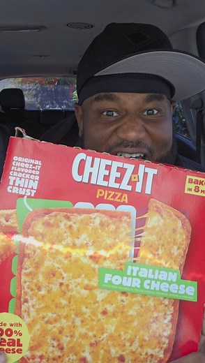 Cheez It Italian Four Cheese Pizza Taste Test 🍕🧀 #yerrrp #EatnOut | Radio Big Mack