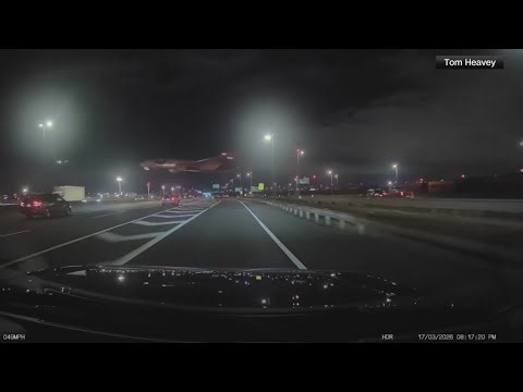 Dashcam video shows moments FedEx plane and Alaska Airlines flight nearly collide over Newark