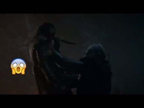 Game of Thrones Night King Death Scene | Arya Kills White Walkers Night King