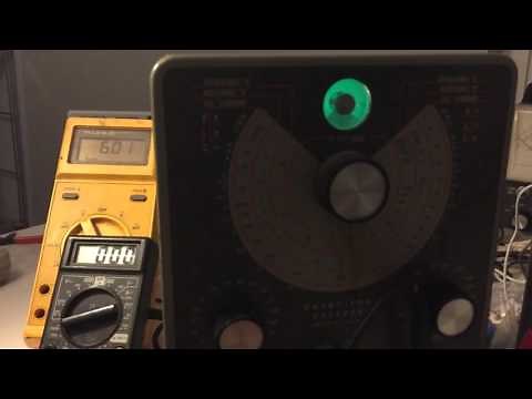 Heathkit IT-11 Capacitor Checker testing and cap rejuvenation