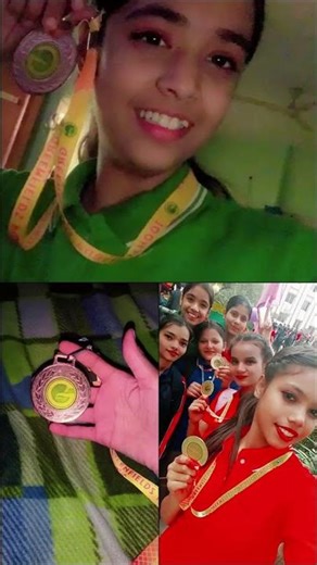 Me and my partner 3 rd position blind fold game …..🏆🥉🥉