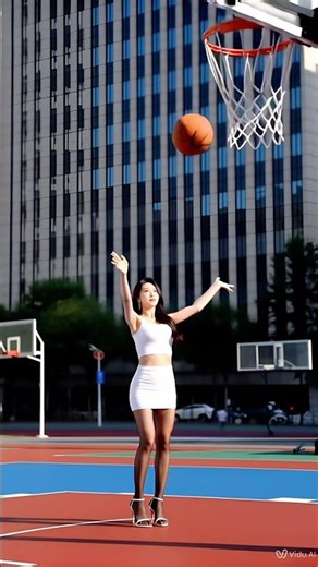 Basketball Girl Perfect Shot 🏀