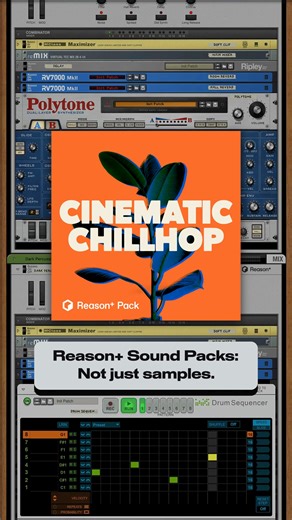Reason Sound Packs are exclusive to Reason and offer an extensive and ever-expanding library designed to inspire creativity with unique sounds. Each Sound Pack contains patches curated around a specific theme, such as genre or technique, providing creative shortcuts for users. Explore countless sonic possibilities with over 900 titles available, with new releases added weekly! | Reason Studios