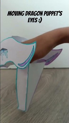 moving dragon puppet's eyes tutorial:) #dragonpuppet #tutorial