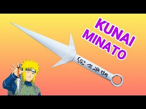 How to Make Paper Kunai Knife | Easy Origami Kunai