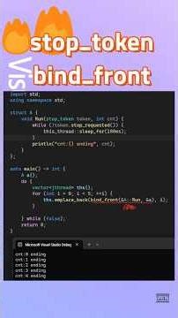 C++의 stop_token과 bind_front #shorts #cpp20 #cpp23 #coding