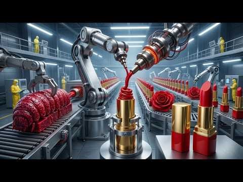 Inside a Lipstick Factory 💄 | How Lipstick Is Made Step by Step (Full Process)