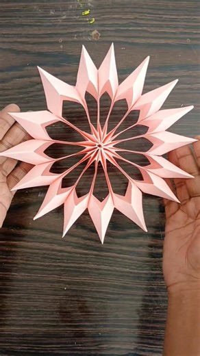 Amazing Paper Snowflake ❄️ Easy DIY Paper Craft for Room Decoration #diy #homedecor #viral #trending