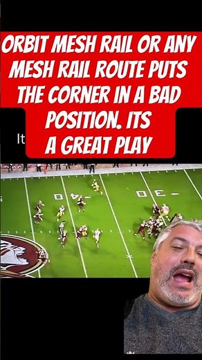 Orbit Mesh Rail Play: A Game-Changer for Football Offense | Football Tips #Shorts