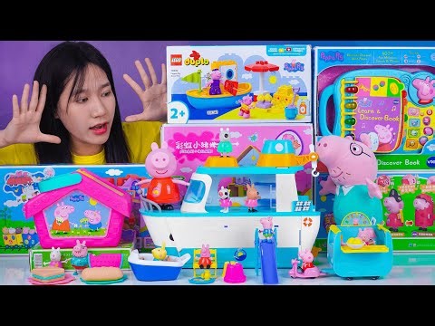 102 Minutes of Satisfying ASMR Unboxing | Adorable Peppa Pig Cruise Ship Playset 🚢