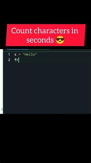 Frequency of Characters in Python (Easy Trick) 🔥#shorts #python #codingshorts #codewithrtech #viral