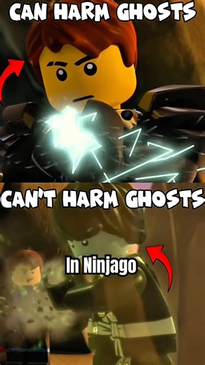 What Elemental Powers Can Harm Ghosts In Ninjago?|#ninjago #ninjagomorro #ninjagolloyd #lego #shorts
