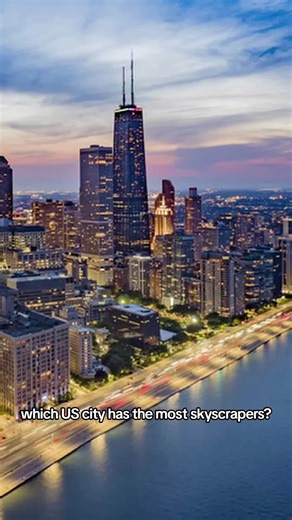 Which US City Has The Most Skyscrapers? #geography