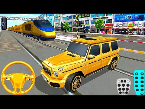New Golden Mercedes G Wagon Vs Bullet Train - 3D Driving Class 2026 - Best Android & iOS gameplay