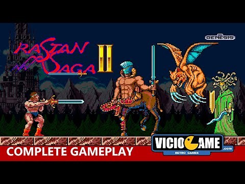 🎮 Rastan Saga 2 (Mega Drive) Complete Gameplay