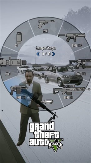 EVOLUTION of WEAPON WHEEL in GTA Games! #shorts