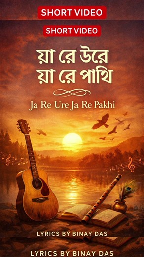 Ja Re Ure Ja Re Pakhi | Bengali Song | Pakhi Album | Emotional Short Video | Binay Das