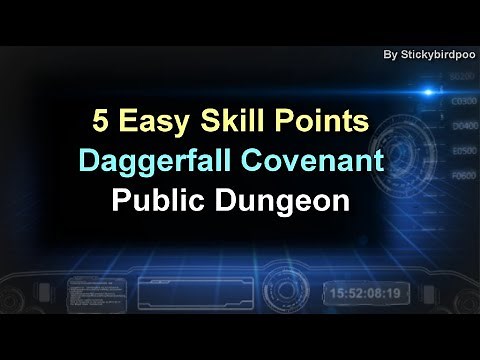 5 Easy Skill Points - Daggerfall Covenant - Public Dungeon Skill Points
