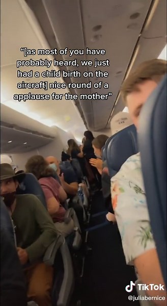 It’s the ‘baby being born while we’re above the Pacific Ocean’ for me