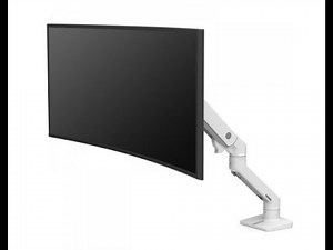 Ergotron HX Desk Monitor Arm installation Ikea desk