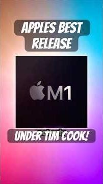 The Most Revolutionary Apple Release Under Tim Cook #apple #tech #computer #macbook #applesilicon