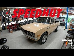 1978 Datsun 620 - Speedhut Gauge Install